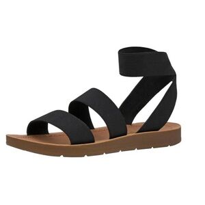CUSHIONAIRE Women's Indego Stretch
Sandal BLACK 9